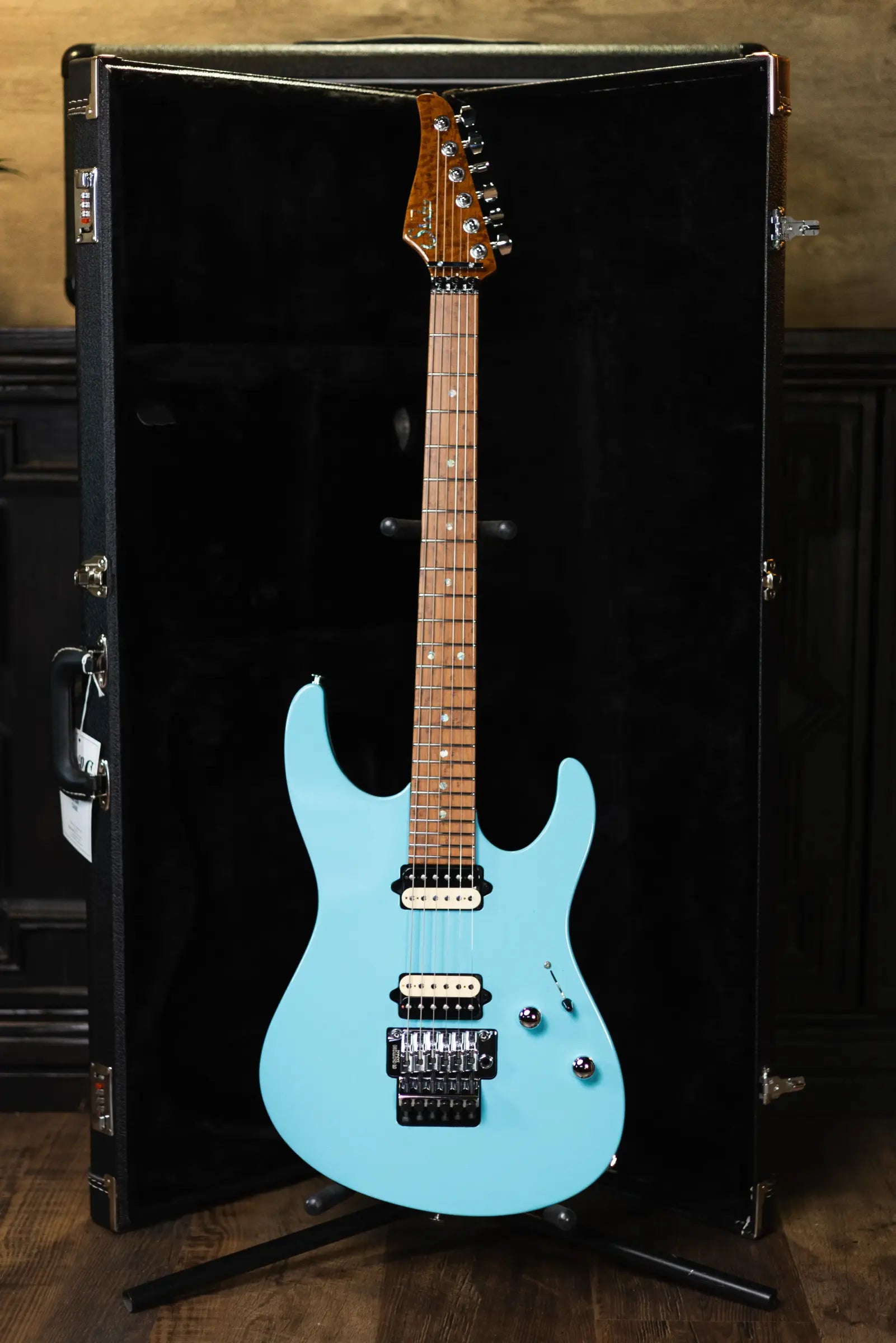 Suhr Custom Shop Modern Antique Electric Guitar - Daphne Blue with Hardshell Case
