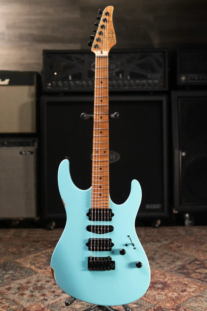 Suhr Custom Shop Modern Antique Electric Guitar - Daphne Blue with Hardshell Case