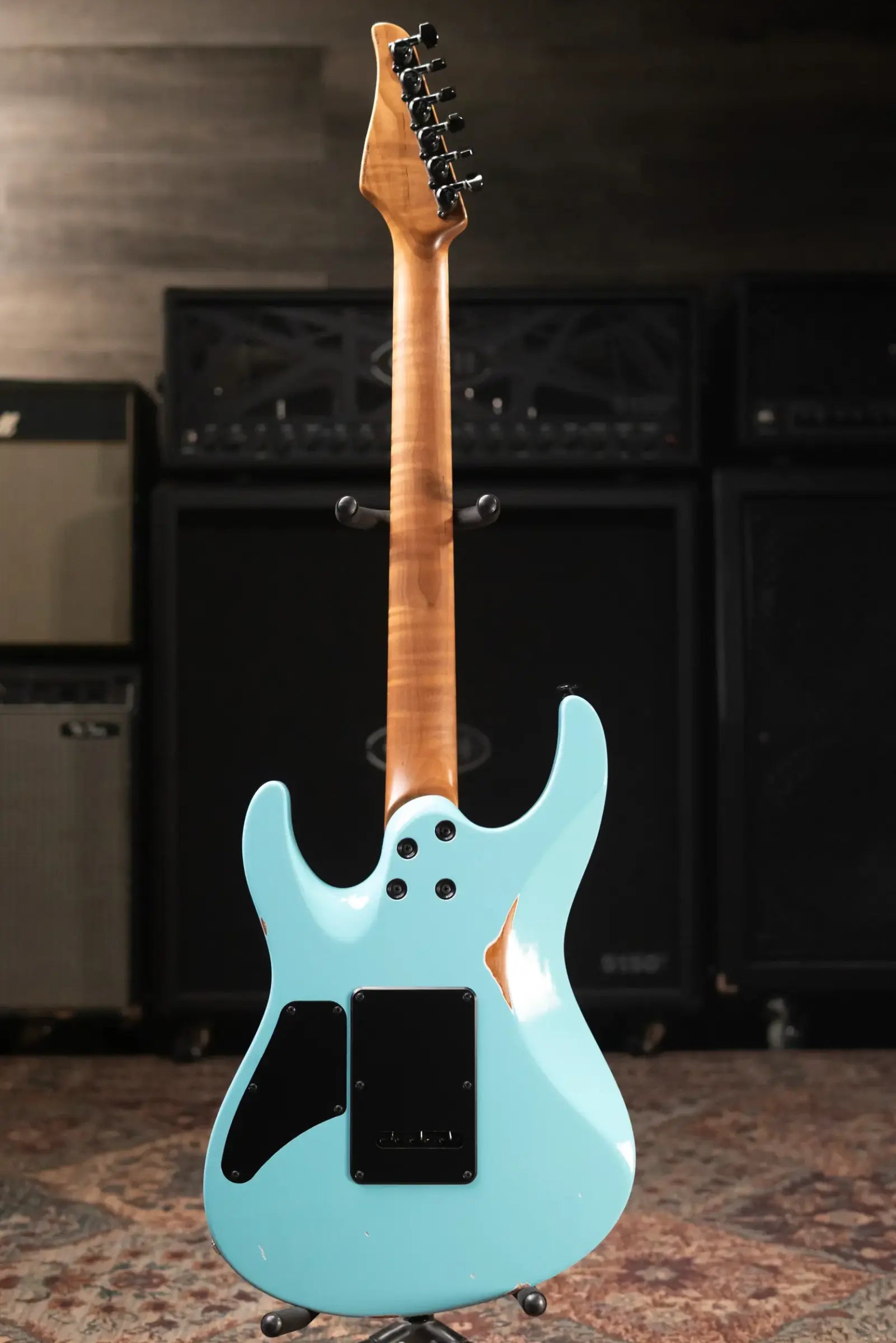 Suhr Custom Shop Modern Antique Electric Guitar - Daphne Blue with Hardshell Case