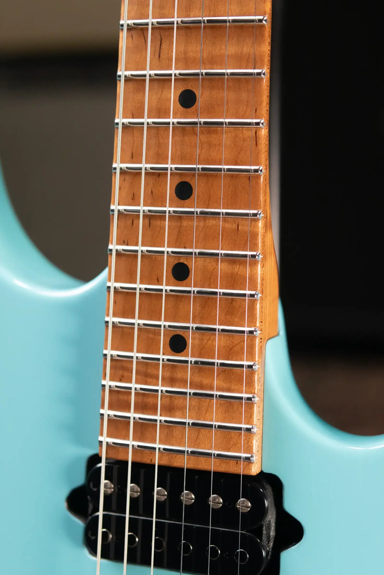 Suhr Custom Shop Modern Antique Electric Guitar - Daphne Blue with Hardshell Case