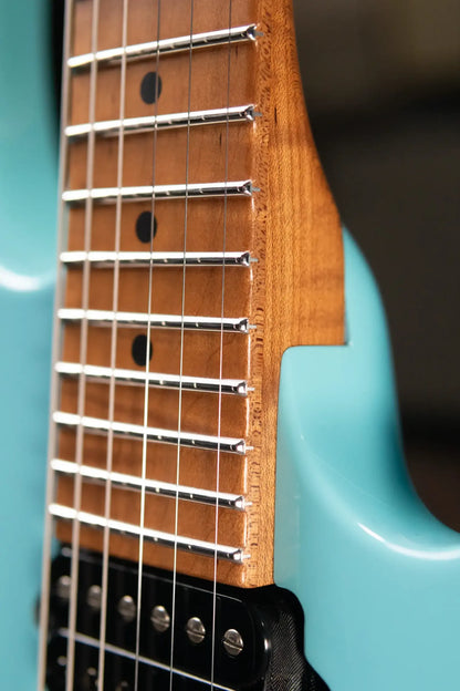 Suhr Custom Shop Modern Antique Electric Guitar - Daphne Blue with Hardshell Case