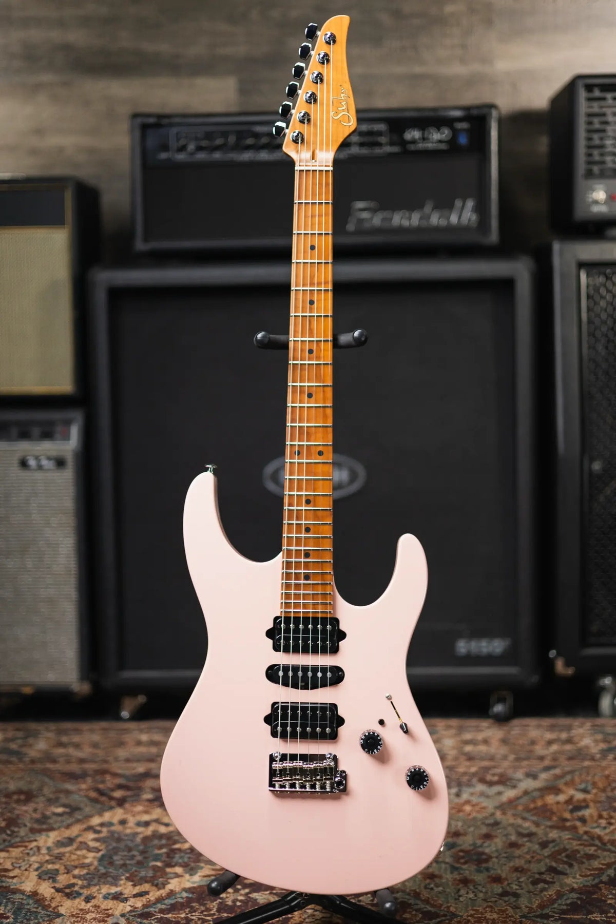 Suhr Modern Antique LE Electric Guitar - Shell Pink with Gig Bag - Demo