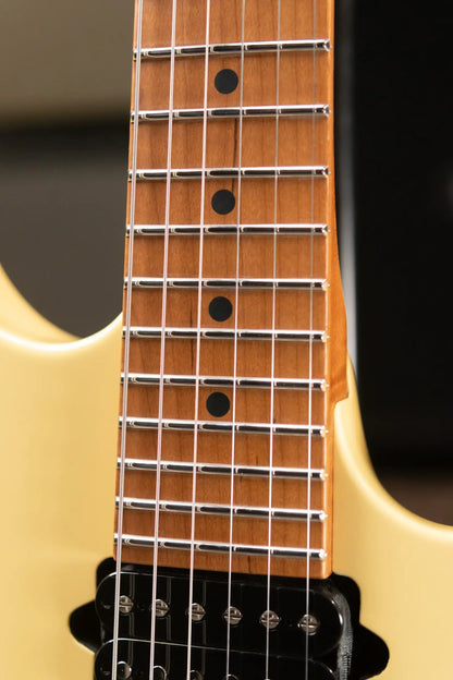 Suhr Modern Antique LE Electric Guitar - Vintage Yellow with Hardshell Case