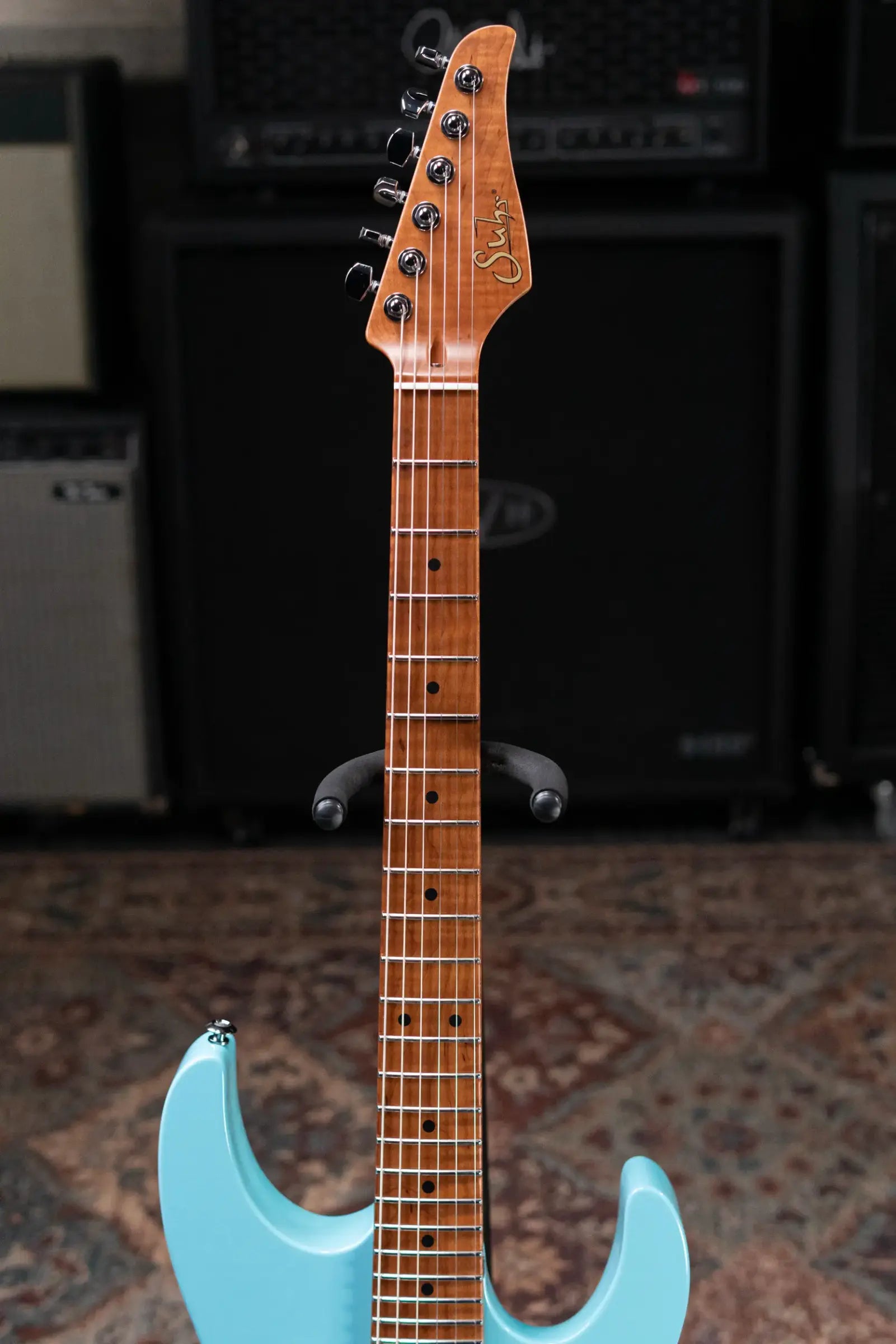 Suhr Modern Antique Limited Edition Electric Guitar - Daphne Blue with Hardshell Case