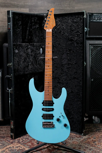 Suhr Modern Antique Limited Edition Electric Guitar - Daphne Blue with Hardshell Case