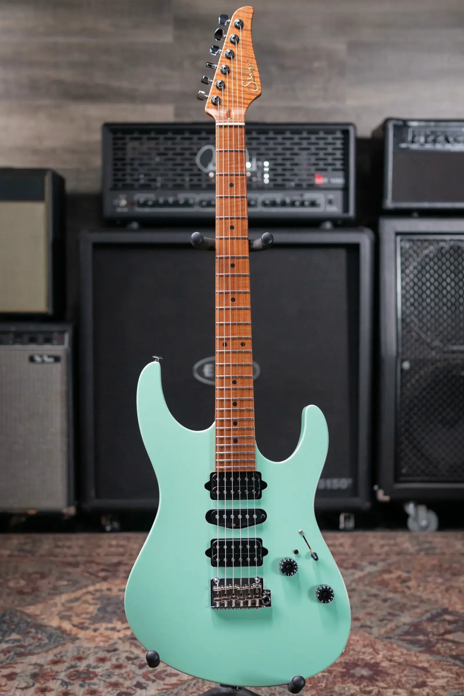 Suhr Modern Antique Limited Edition Electric Guitar - Surf Green with Hardshell Case