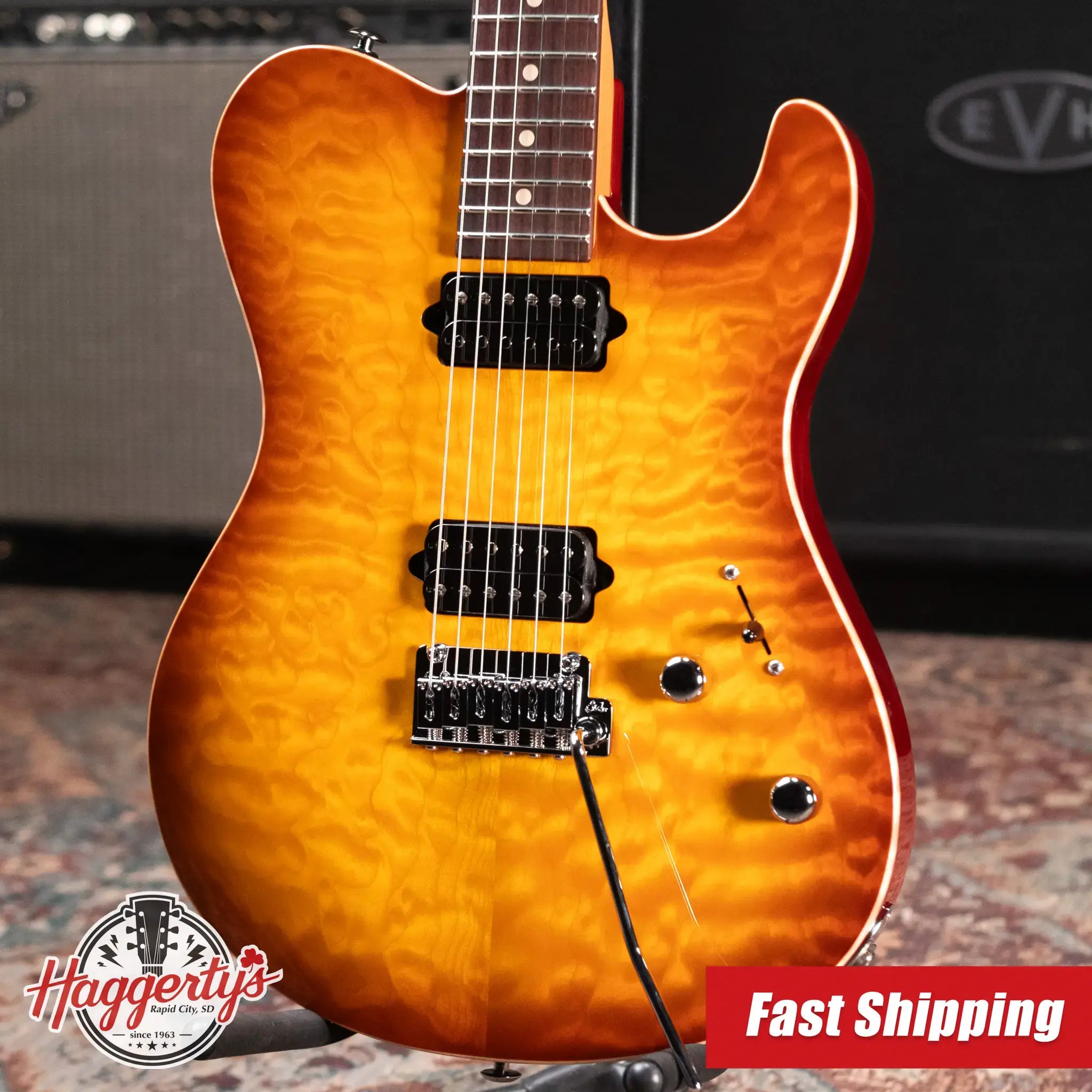 Suhr OSO Electric Guitar - Tea Burst with Gig Bag