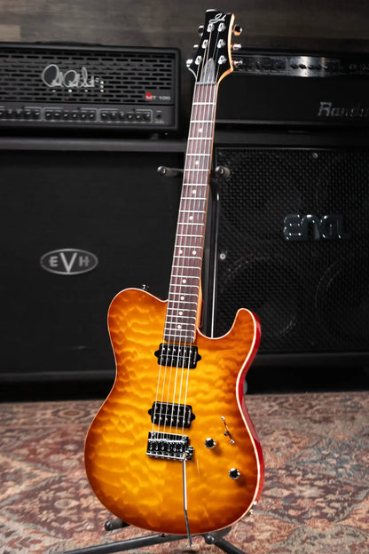 Suhr OSO Electric Guitar - Tea Burst with Gig Bag