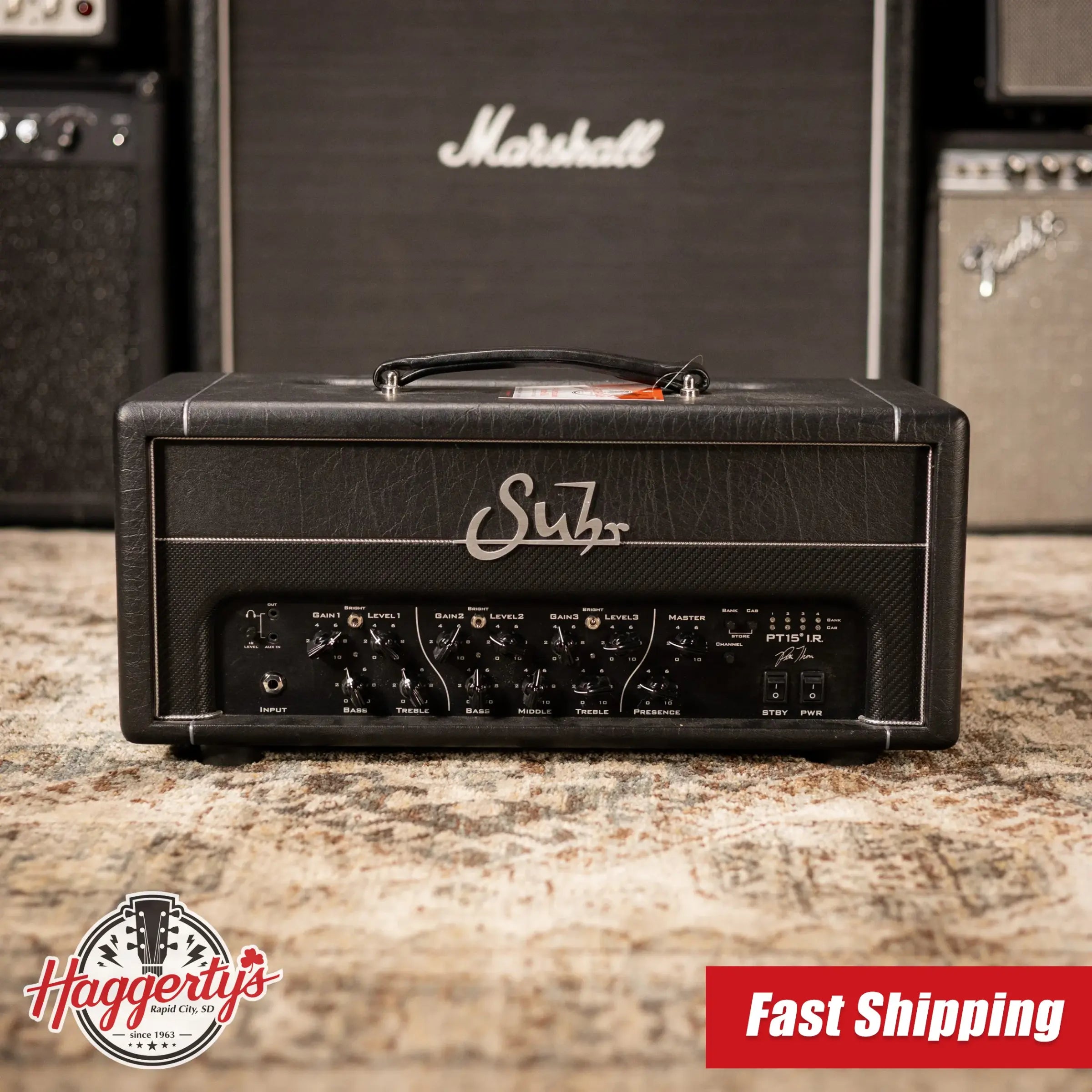 Suhr PT15 IR Pete Thorn Signature 3-Channel 15-Watt Tube Guitar Amp Head - Used