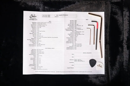 Suhr Standard Thin Burst Limited Edition Electric Guitar - Trans Teal with Gig Bag