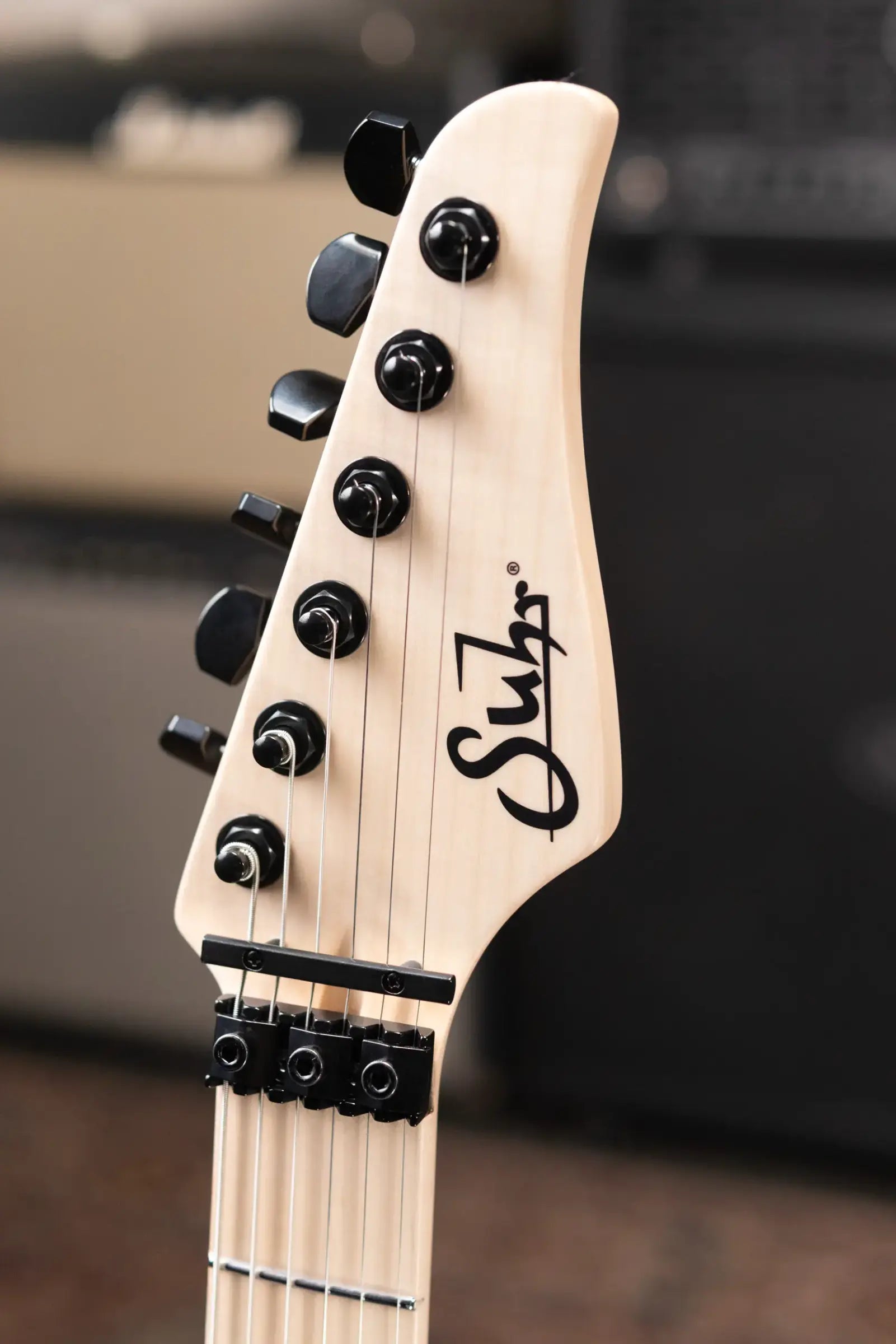 Suhr Standard Thin Burst Limited Edition Electric Guitar - Trans Black with Gig Bag