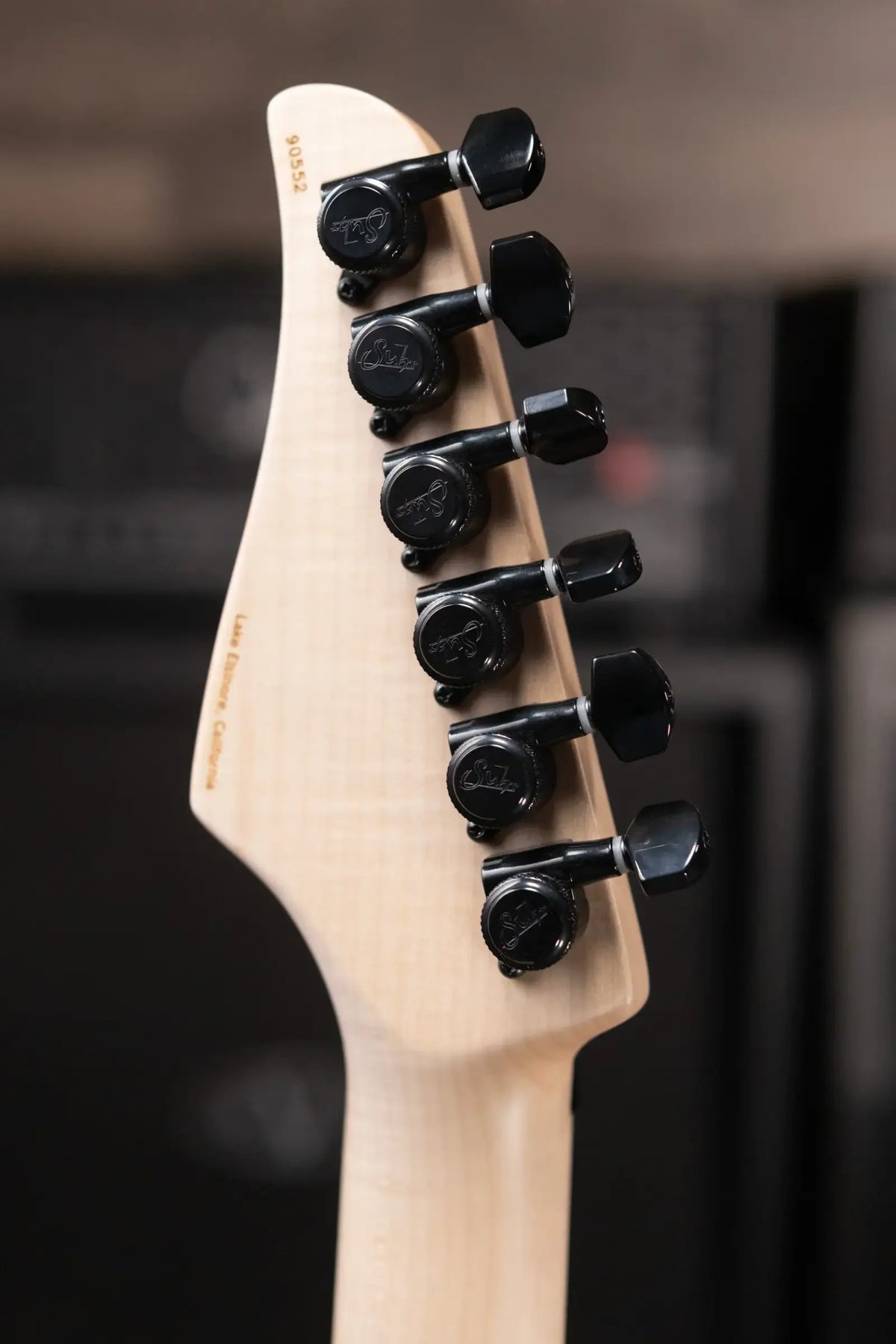 Suhr Standard Thin Burst Limited Edition Electric Guitar - Trans Black with Gig Bag - Demo