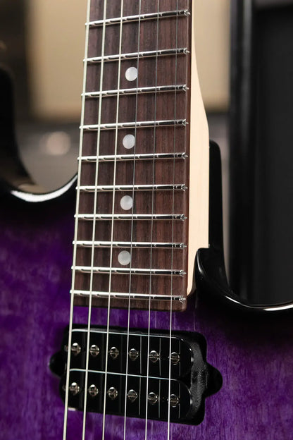 Suhr Standard Thin Burst Limited Edition Electric Guitar - Trans Purple with Gig Bag - Demo