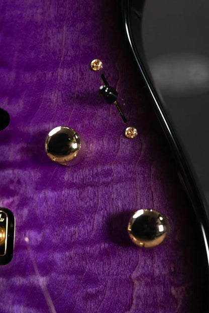 Suhr Standard Thin Burst Limited Edition Electric Guitar - Trans Purple with Gig Bag - Demo