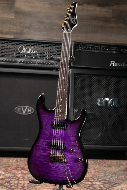 Suhr Standard Thin Burst Limited Edition Electric Guitar - Trans Purple with Gig Bag - Demo