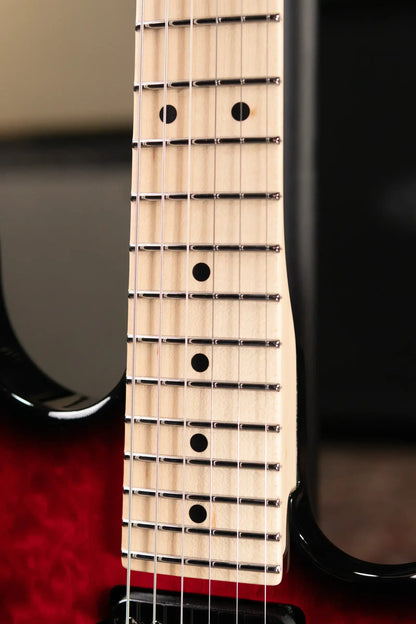 Suhr Standard Thin Burst Limited Edition Electric Guitar - Trans Red Thin Burst with Gig Bag