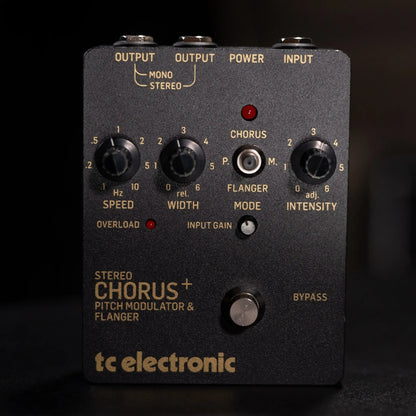TC Electronic SCF Gold Reissue SCF Stero Chorus Flanger Pedal with 3 Modulation Modes, Analog BBD Circuit and Preamp - Used