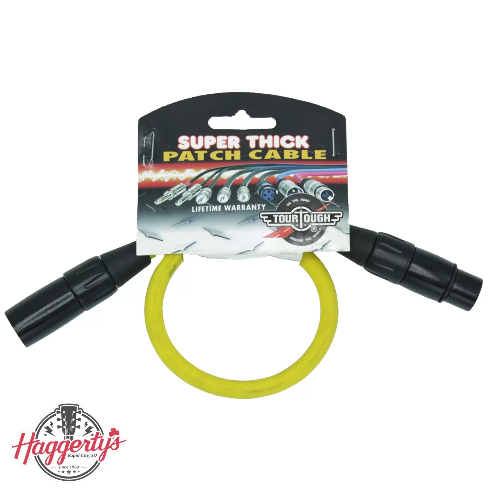 Tour Tough TMC102A 1ft XLR Patch Cable Yellow