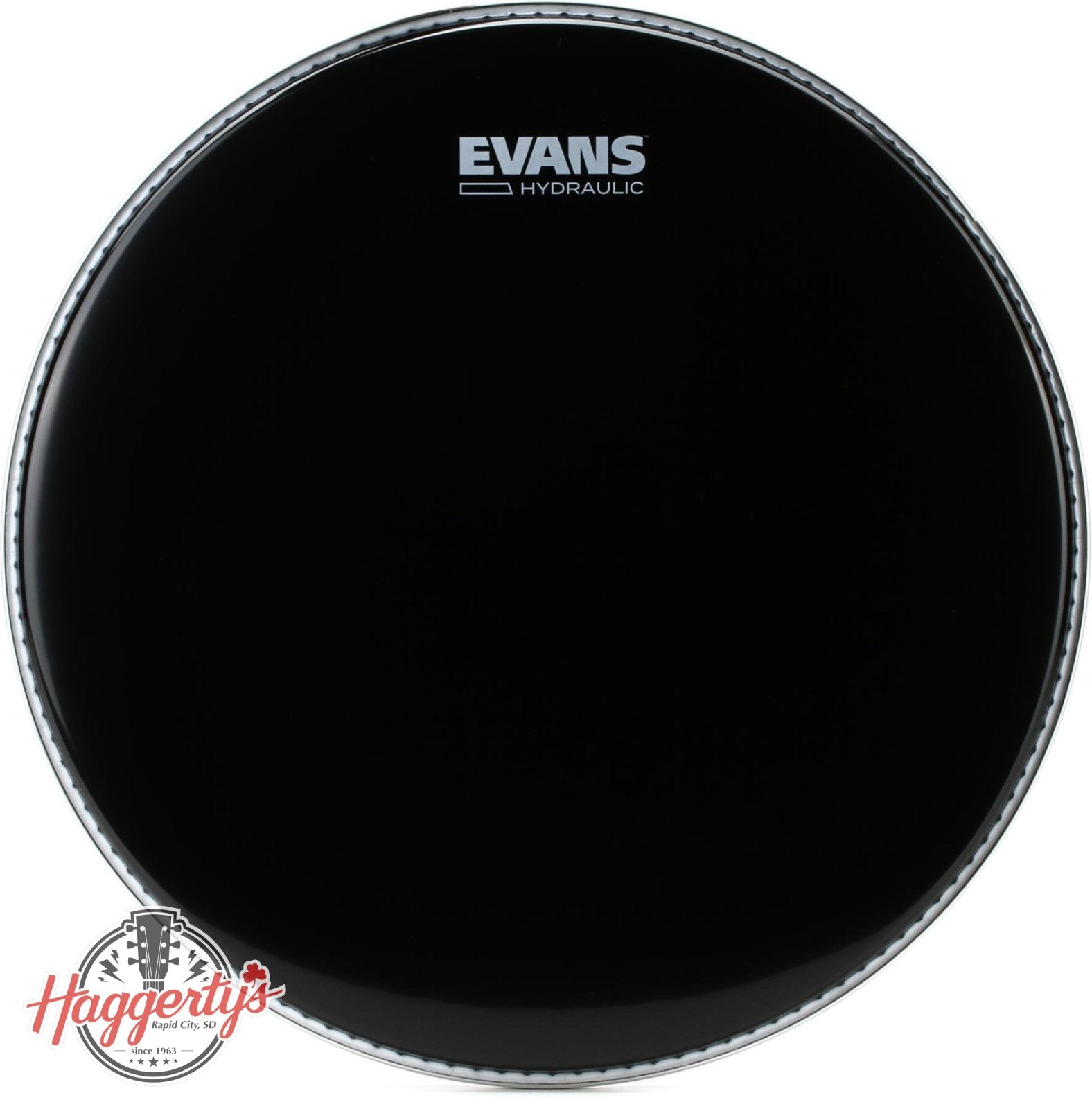 Evans Hydraulic Black Drum Head, 10"