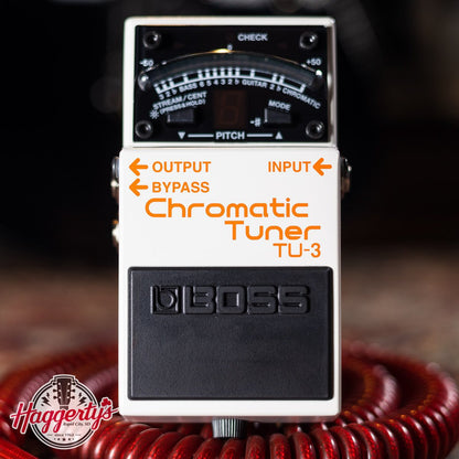 Boss TU-3 Chromatic Tuner Pedal with Bypass