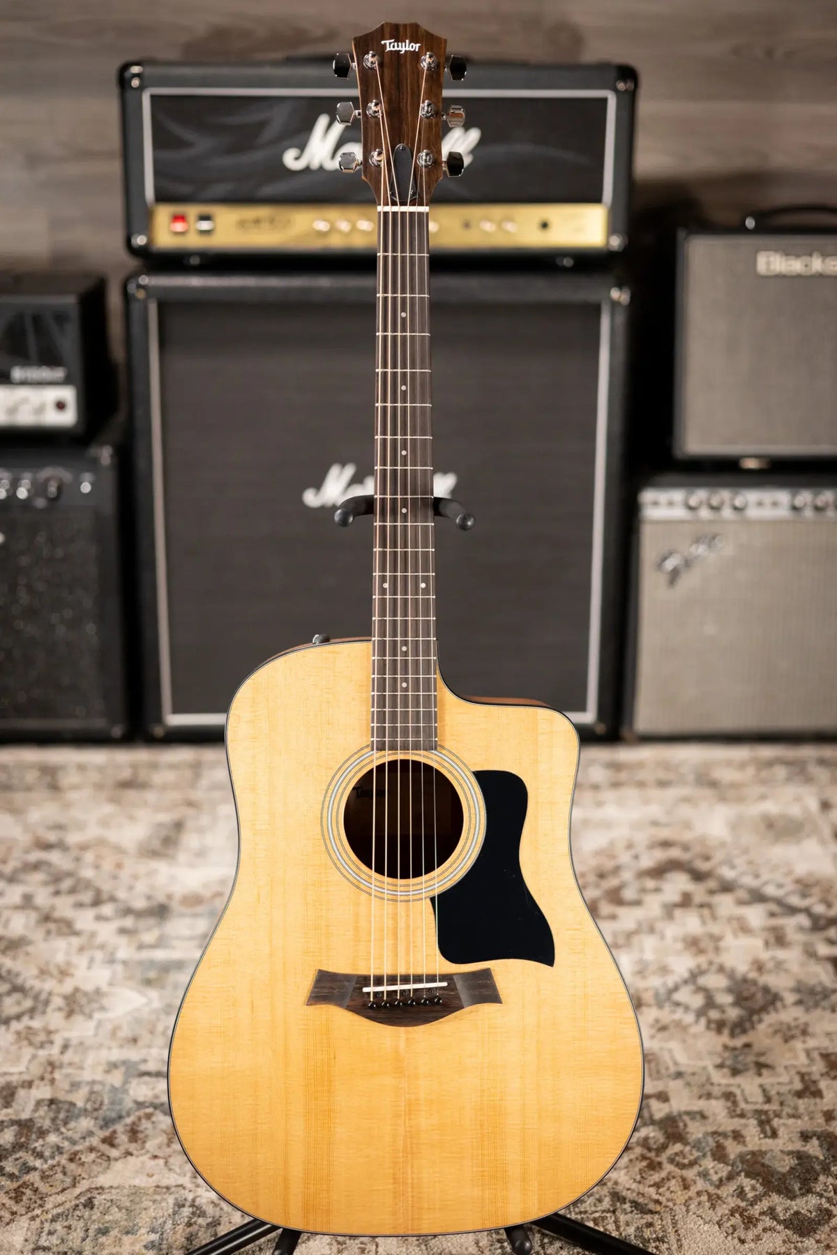 Taylor 110ce Dreadnought Acoustic/Electric Guitar - Solid Torrefield Spruce with Gig Bag - Factory Demo