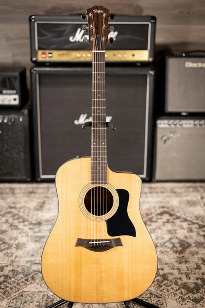 Taylor 110ce Dreadnought Acoustic/Electric Guitar - Solid Torrefield Spruce with Gig Bag - Factory Demo
