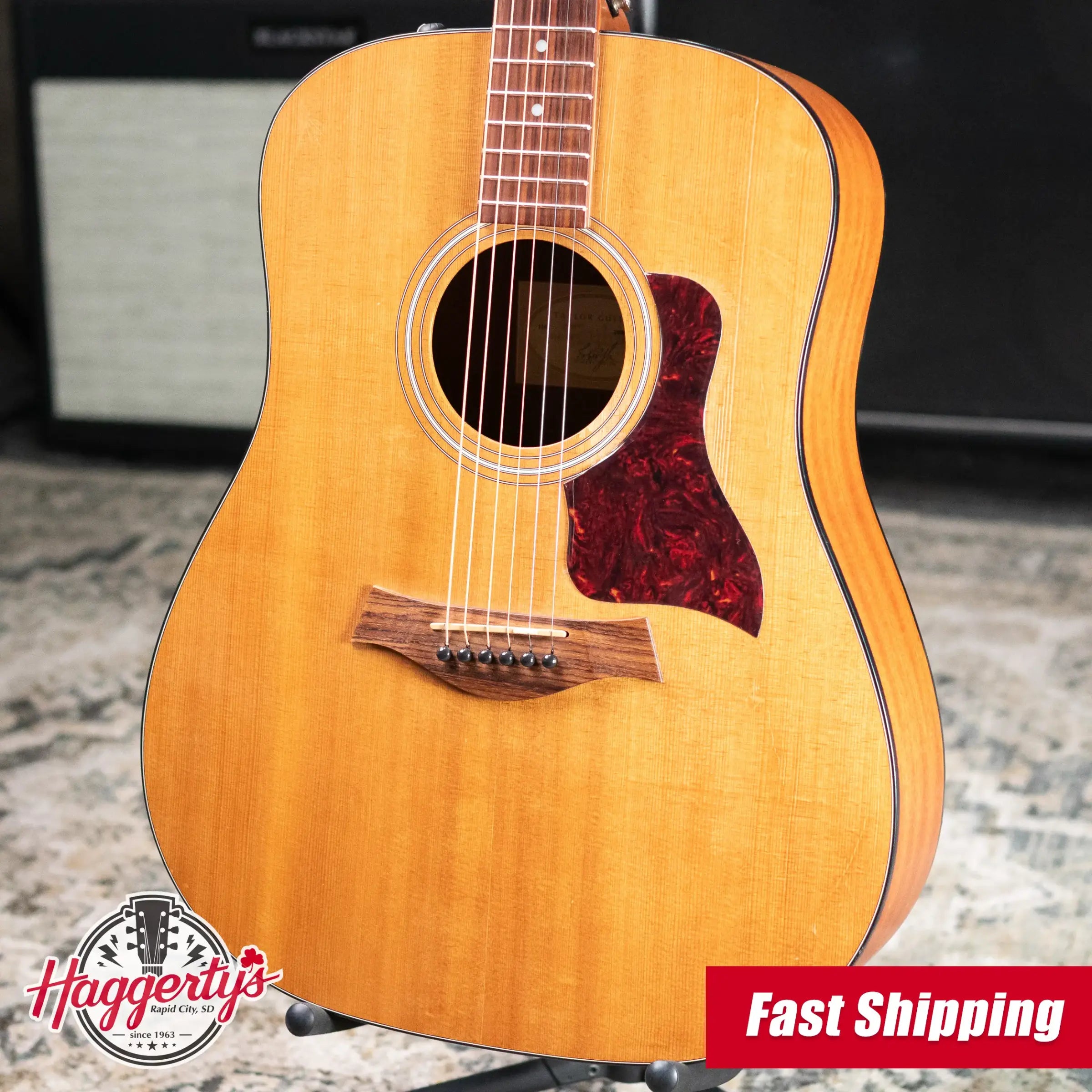 Taylor 110e Dreadnought Acoustic/Electric Guitar with Gig Bag - Used