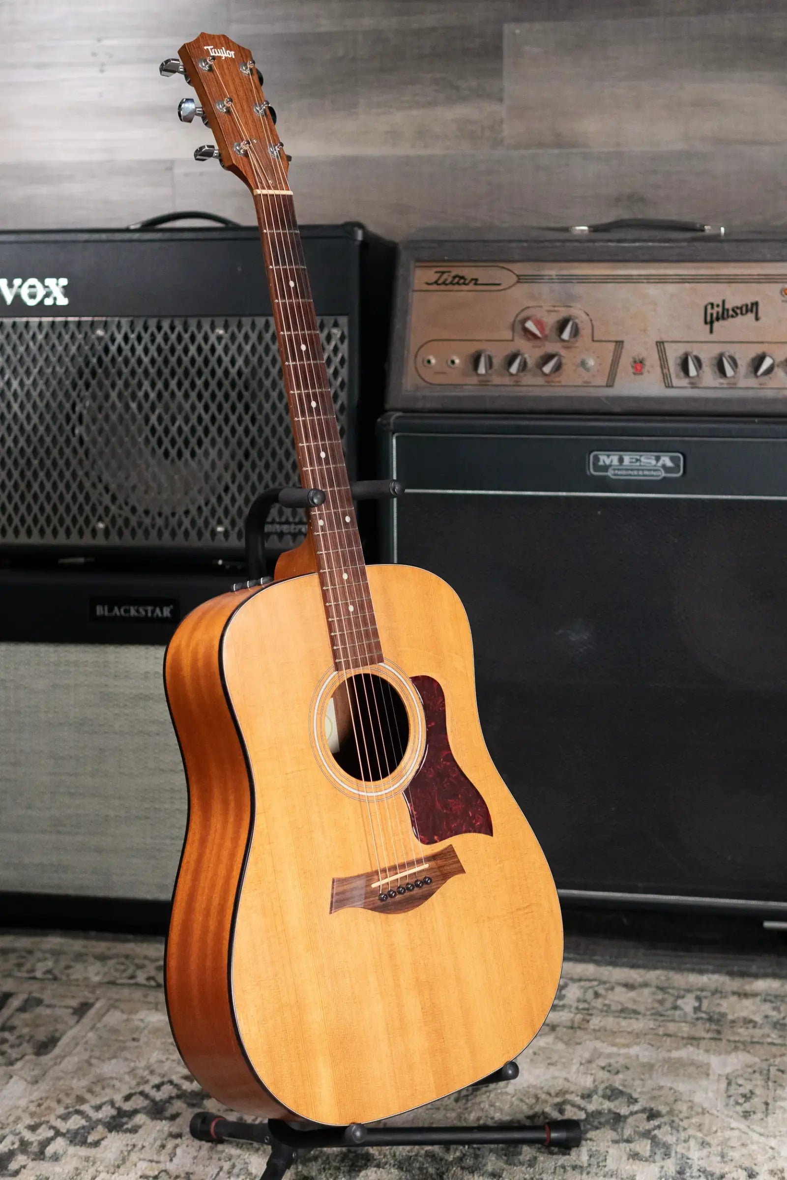 Taylor 110e Dreadnought Acoustic/Electric Guitar with Gig Bag - Used