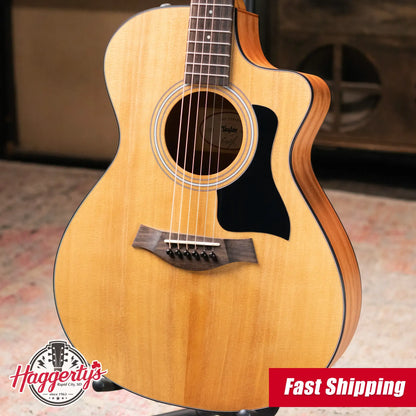 Taylor 112ce Grand Concert Acoustic/Electric Guitar with Gig Bag