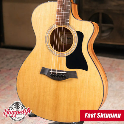 Taylor 112ce Grand Concert Acoustic/Electric Guitar with Gig Bag