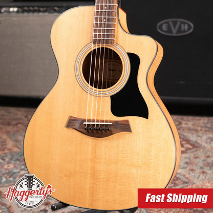 Taylor 112ce Grand Concert Acoustic/Electric Guitar with Gig Bag