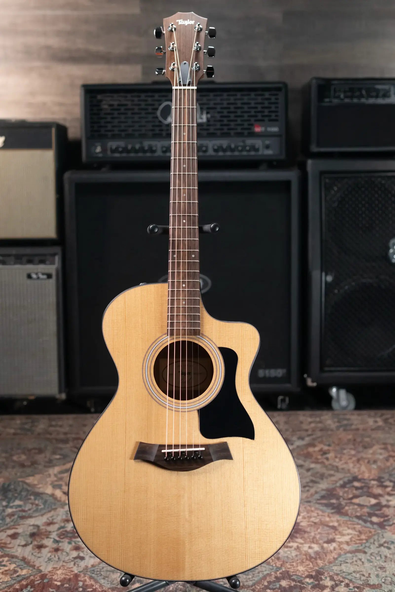 Taylor 112ce Grand Concert Acoustic/Electric Guitar with Gig Bag