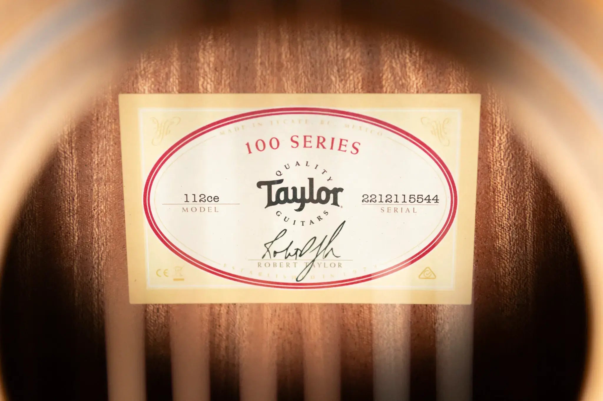 Taylor 112ce Grand Concert Acoustic/Electric Guitar with Gig Bag