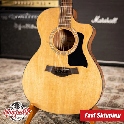 Taylor 112ce Grand Concert Acoustic/Electric Guitar with Gig Bag