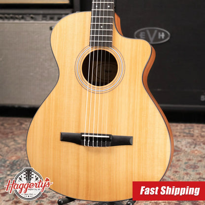 Taylor 112ce-N Nylon Grand Concert Acoustic/Electric Guitar with Gig Bag