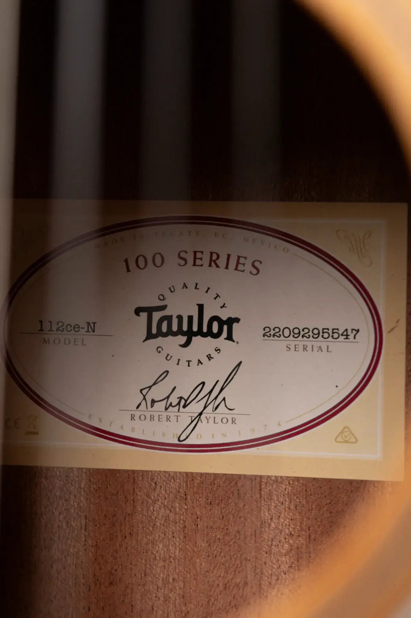 Taylor 112ce-N Nylon Grand Concert Acoustic/Electric Guitar with Gig Bag