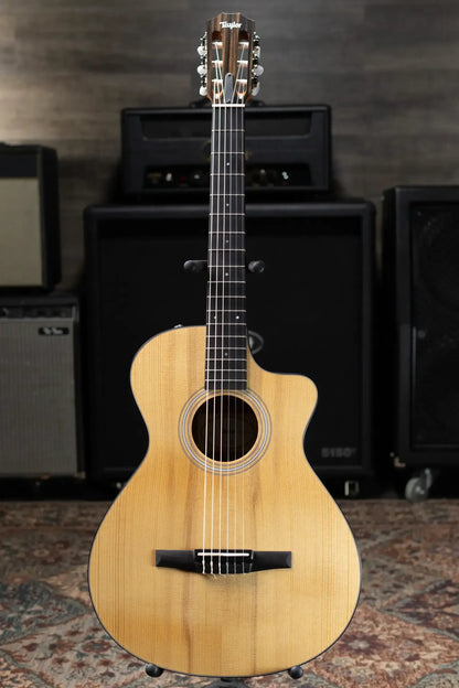 Taylor 112ce-N Nylon Grand Concert Acoustic/Electric Guitar with Gig Bag