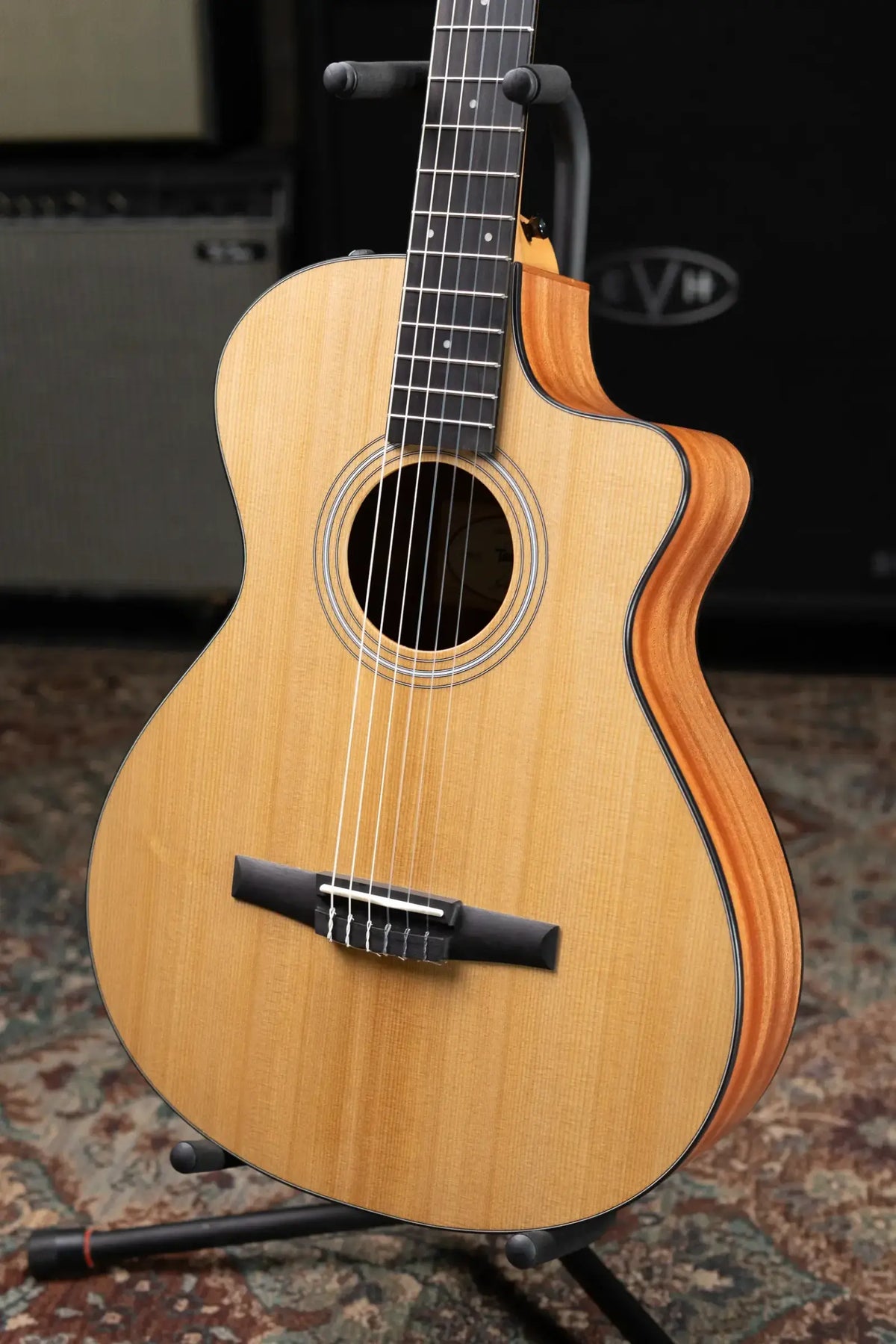 Taylor 112ce-N Nylon Grand Concert Acoustic/Electric Guitar with Gig Bag