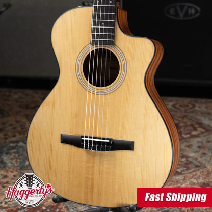 Taylor 112ce-N Nylon Grand Concert Acoustic/Electric Guitar with Gig Bag
