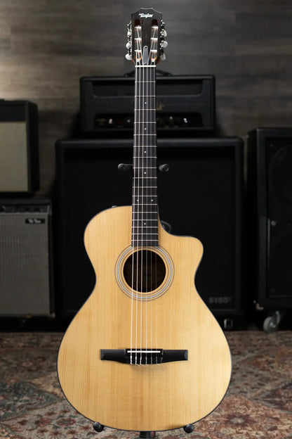 Taylor 112ce-N Nylon Grand Concert Acoustic/Electric Guitar with Gig Bag