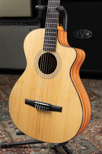 Taylor 112ce-N Nylon Grand Concert Acoustic/Electric Guitar with Gig Bag