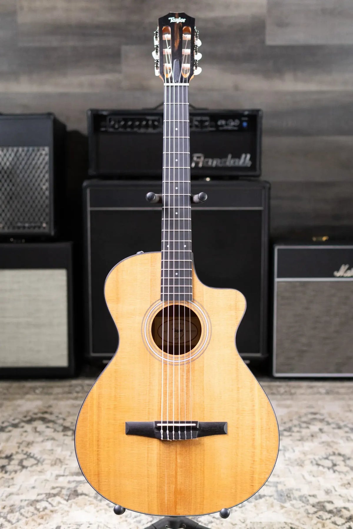 Taylor 112ce-N Nylon Grand Concert Acoustic/Electric Guitar with Gig Bag