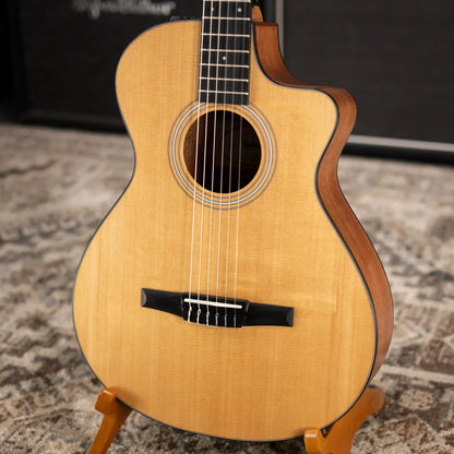 Taylor 112ce-N Nylon Grand Concert Acoustic/Electric Guitar with Gig Bag - Factory Used
