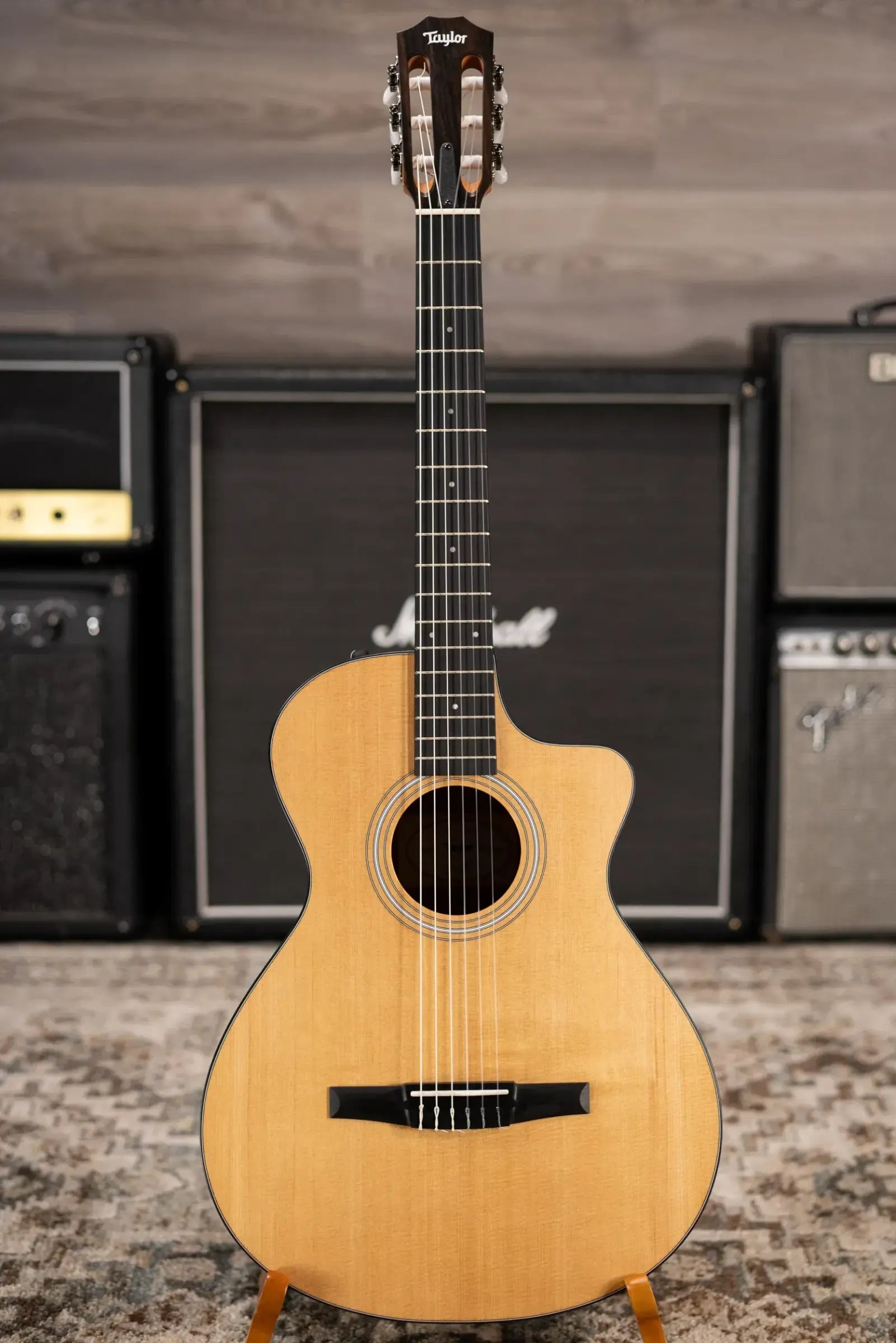 Taylor 112ce-N Nylon Grand Concert Acoustic/Electric Guitar with Gig Bag - Factory Used
