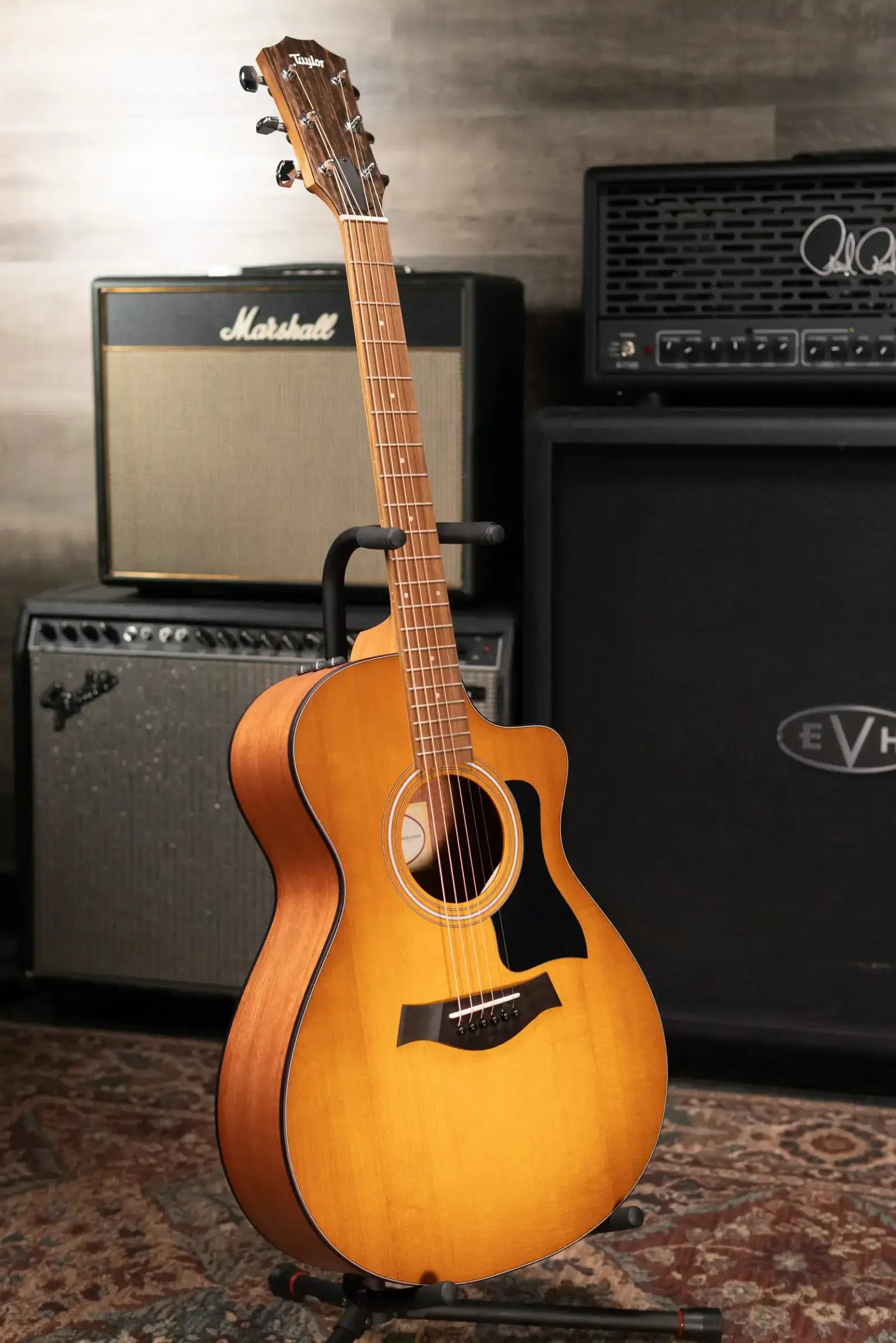 Taylor 112ce Special Edition Grand Concert Acoustic/Electric Guitar - Honeyburst with Gig Bag