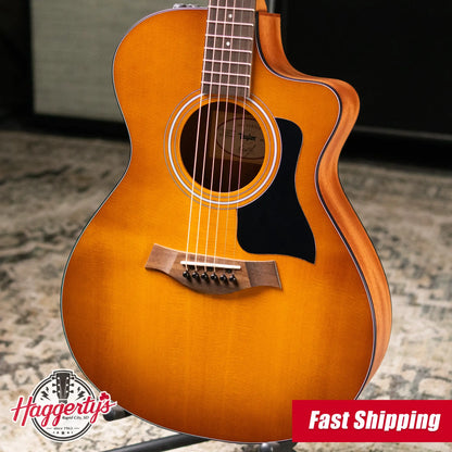 Taylor 112ce Special Edition Grand Concert Acoustic/Electric Guitar - Honeyburst with Gig Bag