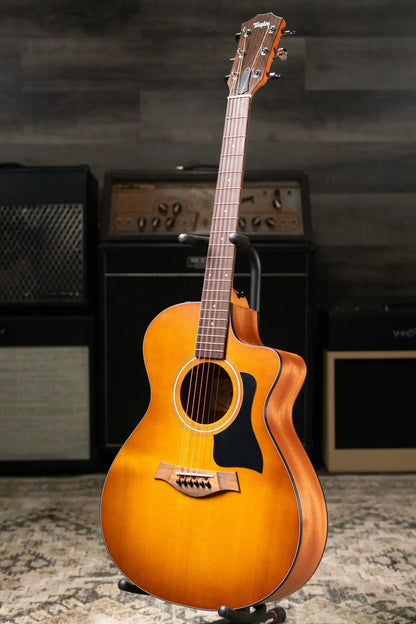 Taylor 112ce Special Edition Grand Concert Acoustic/Electric Guitar - Honeyburst with Gig Bag