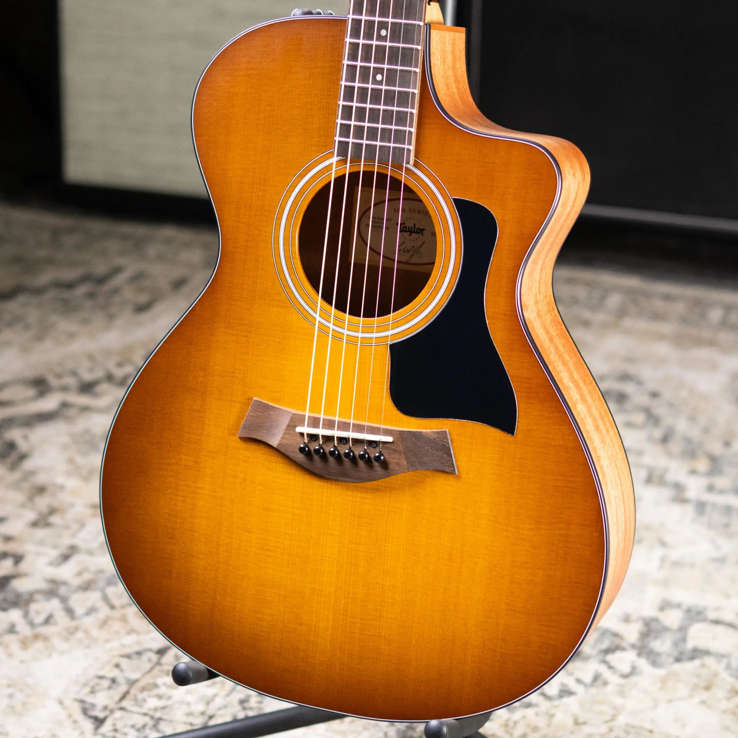 Taylor 112ce Special Edition Grand Concert Acoustic/Electric Guitar - Honeyburst with Gig Bag