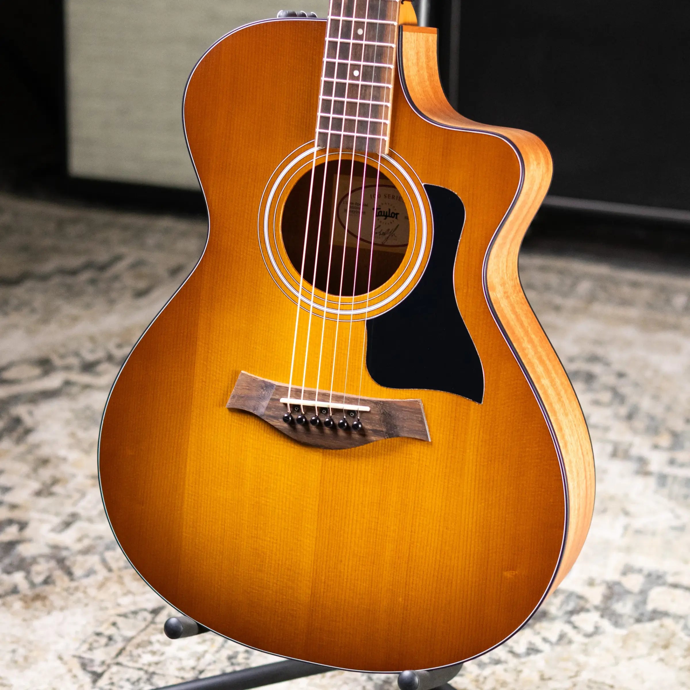 Taylor 112ce Special Edition Grand Concert Acoustic/Electric Guitar - Honeyburst with Gig Bag