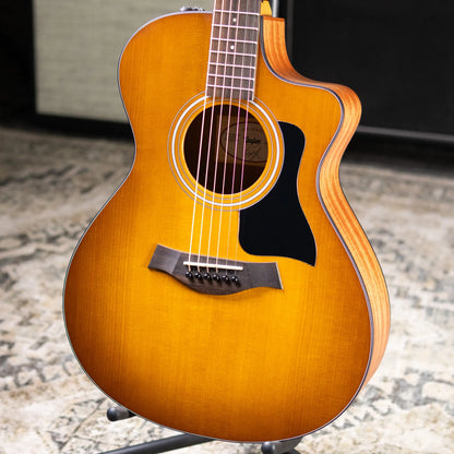 Taylor 112ce Special Edition Grand Concert Acoustic/Electric Guitar - Honeyburst with Gig Bag